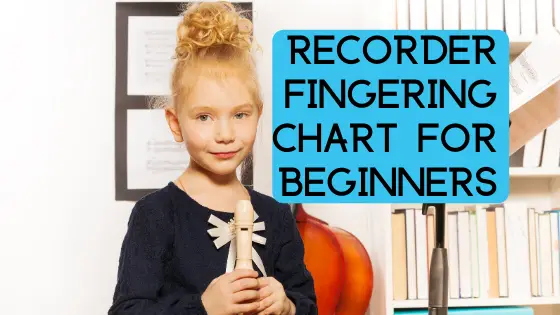 image recorder fingering chart for beginners banner