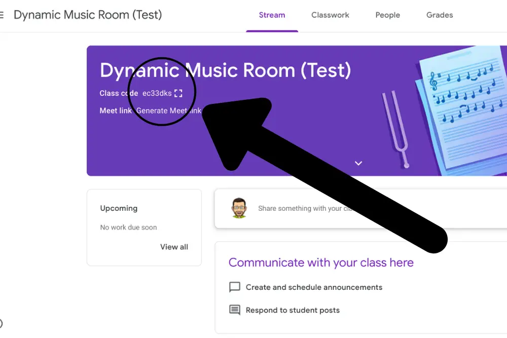 google classroom music assignments