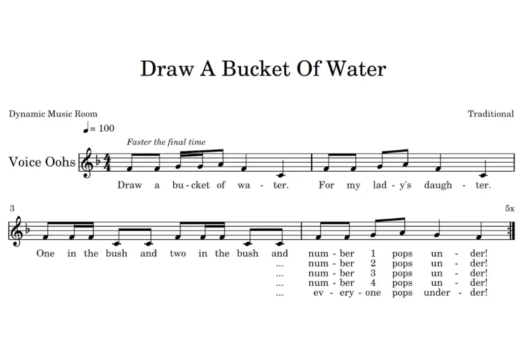draw a bucket of water