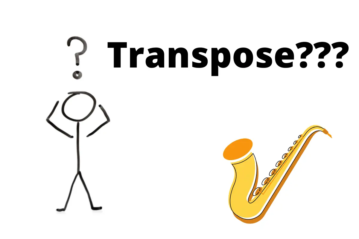 why do saxes transpose notes