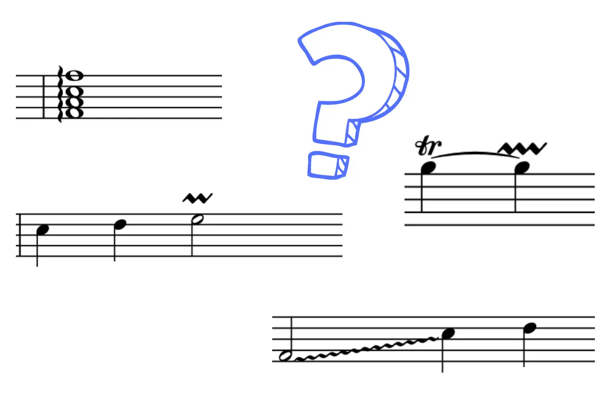 what does the squiggly line mean in music